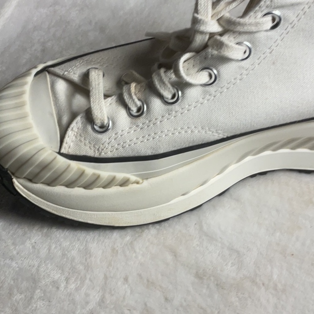 Converse 70 At-c White Canvas Sneakers - Picture 4 of 7